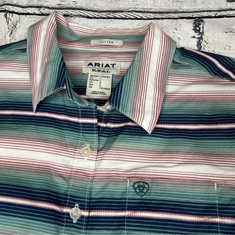 Ariat Kirby Stretch Button Down  Shirt Size L - Picture 7 of 12